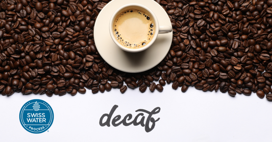 Enjoy a rich cup of Kirenge Gold Swiss Water Process decaf coffee in the evening without caffeine.
