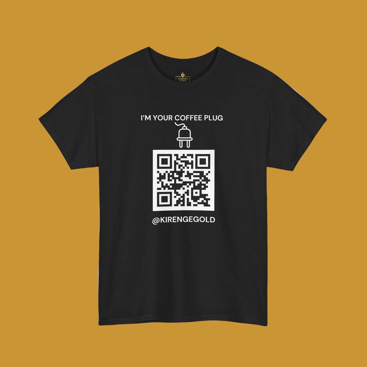 QR Code Unisex Heavy Cotton Tee, Casual Wear, Tech Enthusiast Shirt - Kirenge Gold LLC