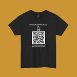 QR Code Unisex Heavy Cotton Tee, Casual Wear, Tech Enthusiast Shirt - Kirenge Gold LLC