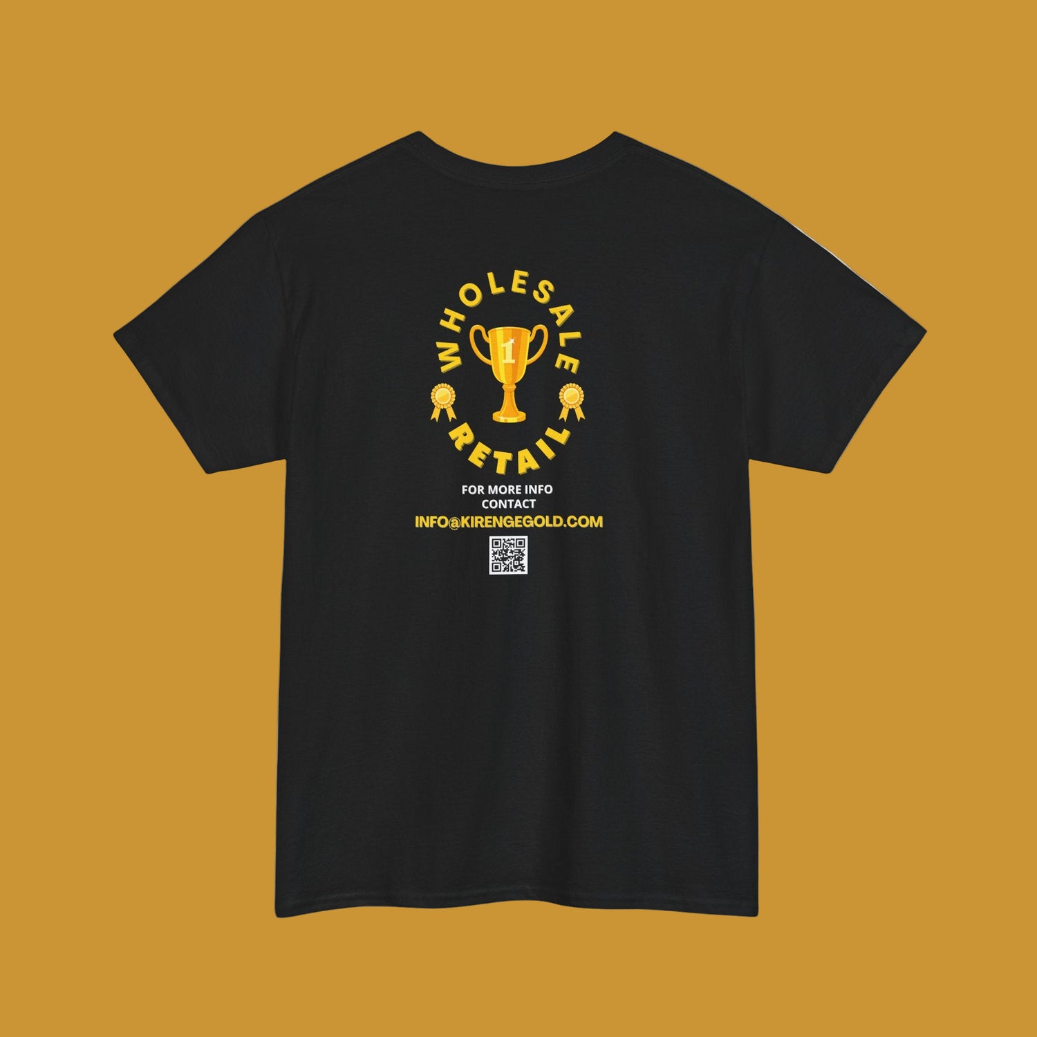 Kirenge Gold Unisex Tee - Celebrate Success, Trendy Cotton Shirt for Casual Wear - Kirenge Gold LLC