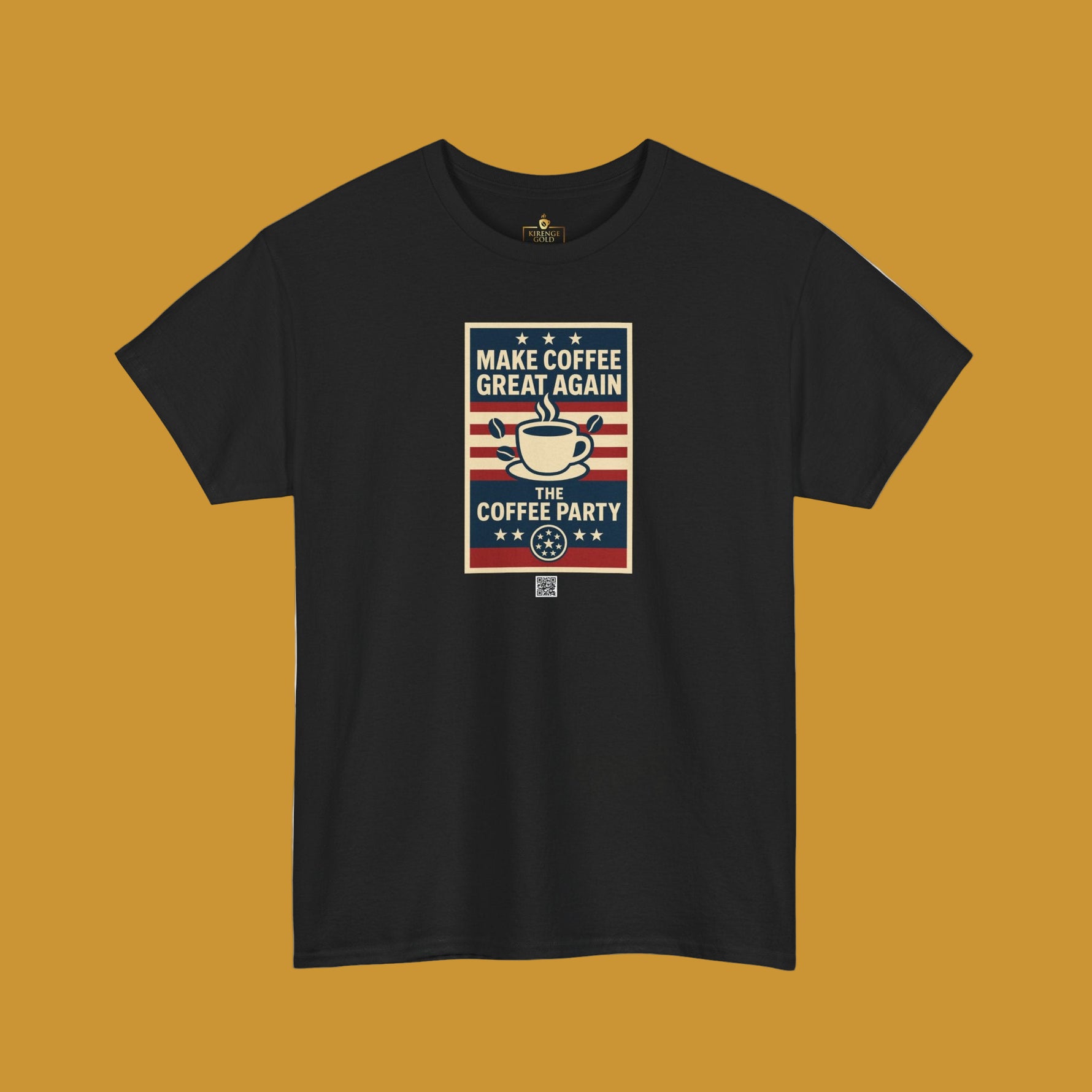 Coffee Party Tee, Unisex Cotton T-Shirt, Funny Coffee Lover Shirt, Gift for Baristas, Perfect for Coffee Enthusiasts - Kirenge Gold LLC