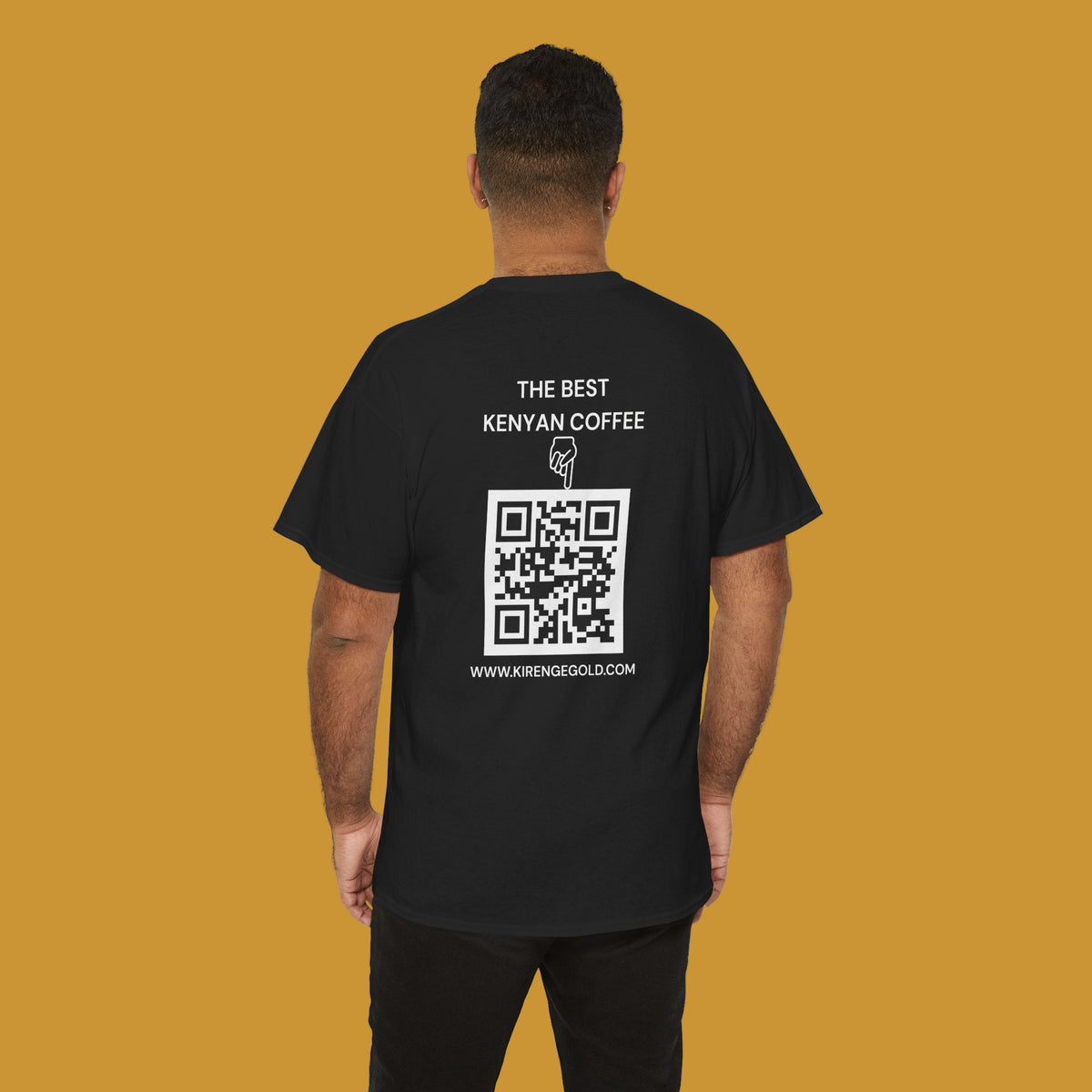 QR Code Unisex Heavy Cotton Tee, Casual Wear, Tech Enthusiast Shirt - Kirenge Gold LLC
