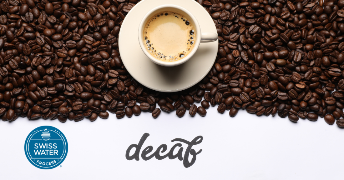 Enjoy a rich cup of Kirenge Gold Swiss Water Process decaf coffee in the evening without caffeine.