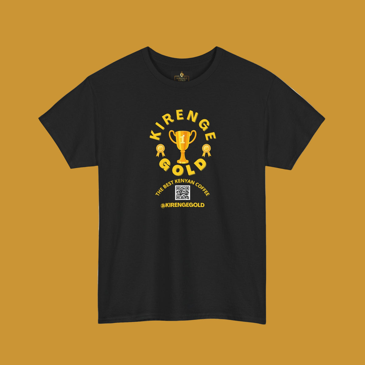 Kirenge Gold Unisex Tee - Celebrate Success, Trendy Cotton Shirt for Casual Wear - Kirenge Gold LLC