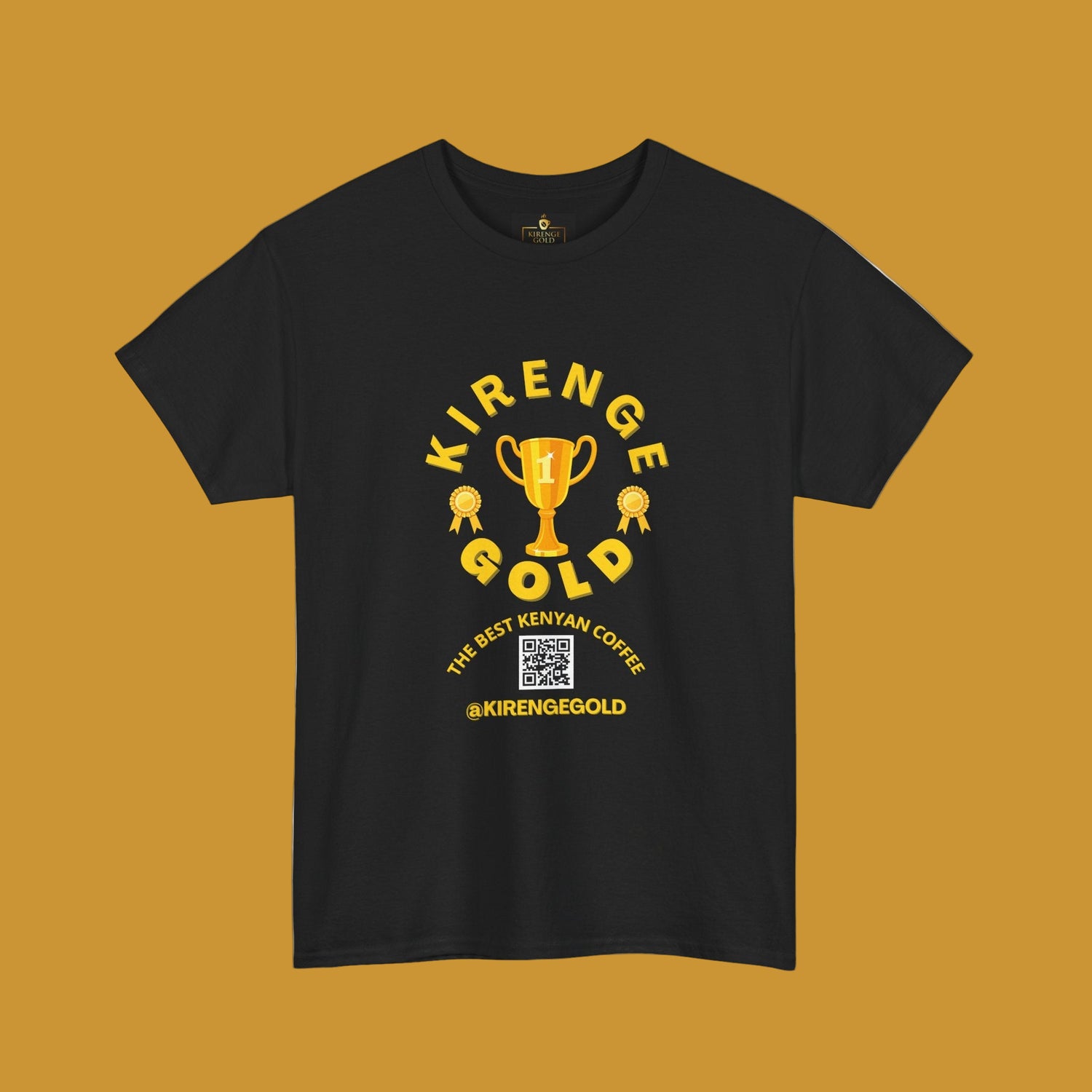 Kirenge Gold Unisex Tee - Celebrate Success, Trendy Cotton Shirt for Casual Wear - Kirenge Gold LLC
