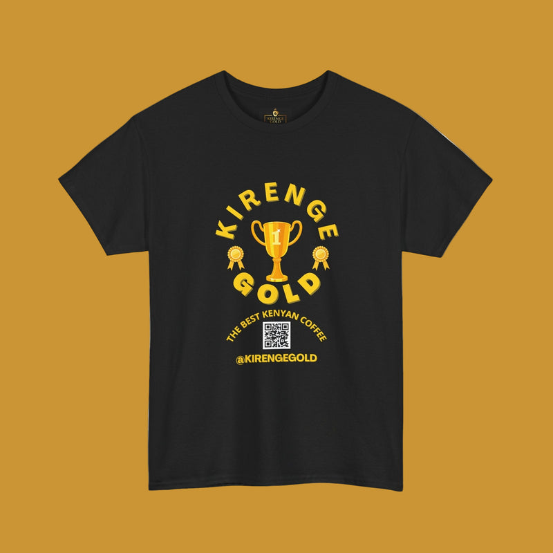 Kirenge Gold Unisex Tee - Celebrate Success, Trendy Cotton Shirt for Casual Wear - Kirenge Gold LLC