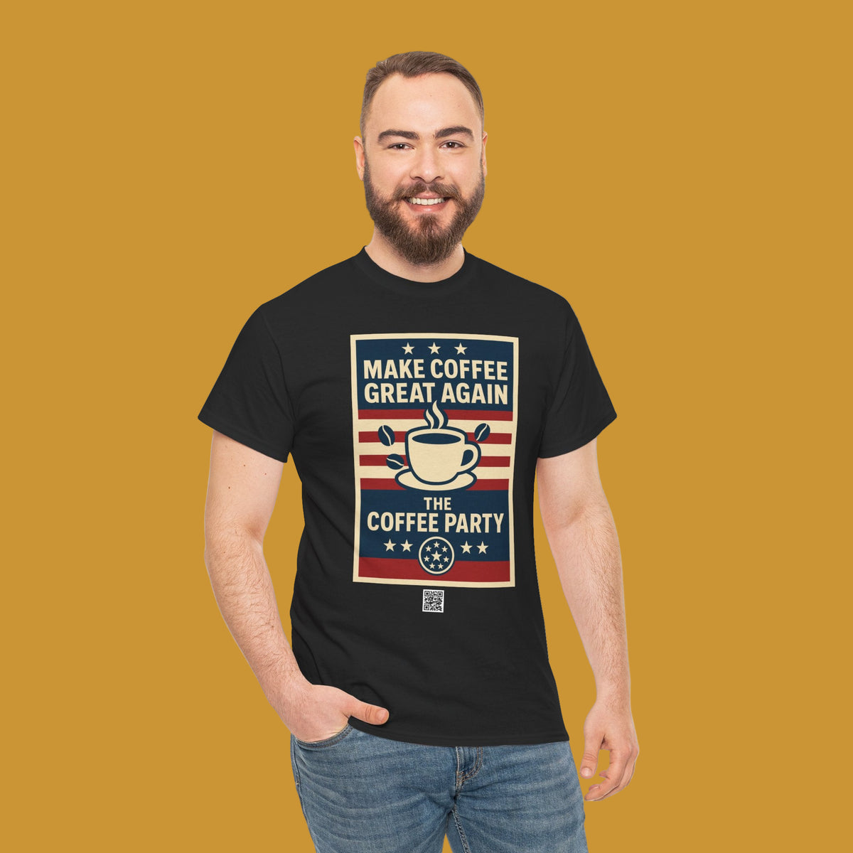 Coffee Party Tee, Unisex Cotton T-Shirt, Funny Coffee Lover Shirt, Gift for Baristas, Perfect for Coffee Enthusiasts - Kirenge Gold LLC