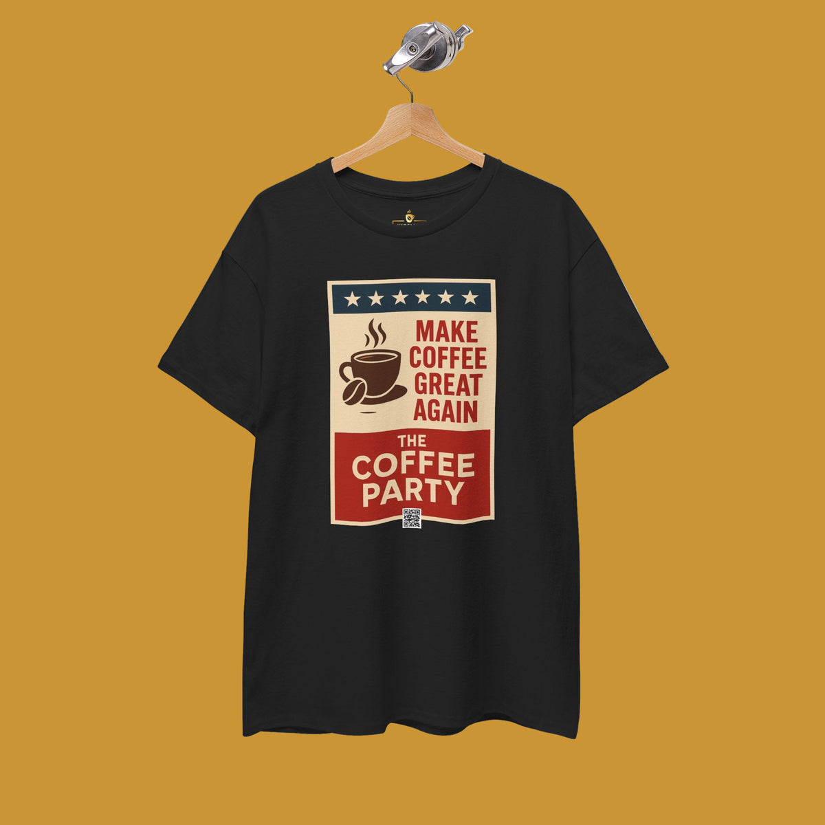 Coffee Party T-Shirt, Make Cofee Great Again, Coffee Lover Shirt, Casual Wear - Kirenge Gold LLC