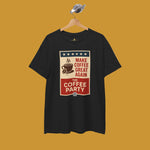 Coffee Party T-Shirt, Make Cofee Great Again, Coffee Lover Shirt, Casual Wear - Kirenge Gold LLC