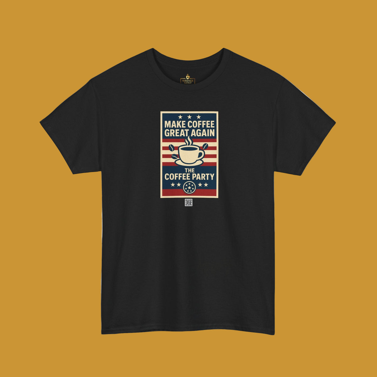 Coffee Party Tee, Unisex Cotton T-Shirt, Funny Coffee Lover Shirt, Gift for Baristas, Perfect for Coffee Enthusiasts - Kirenge Gold LLC