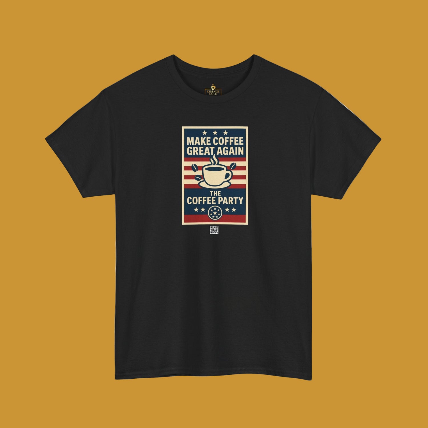 Coffee Party Tee, Unisex Cotton T-Shirt, Funny Coffee Lover Shirt, Gift for Baristas, Perfect for Coffee Enthusiasts - Kirenge Gold LLC