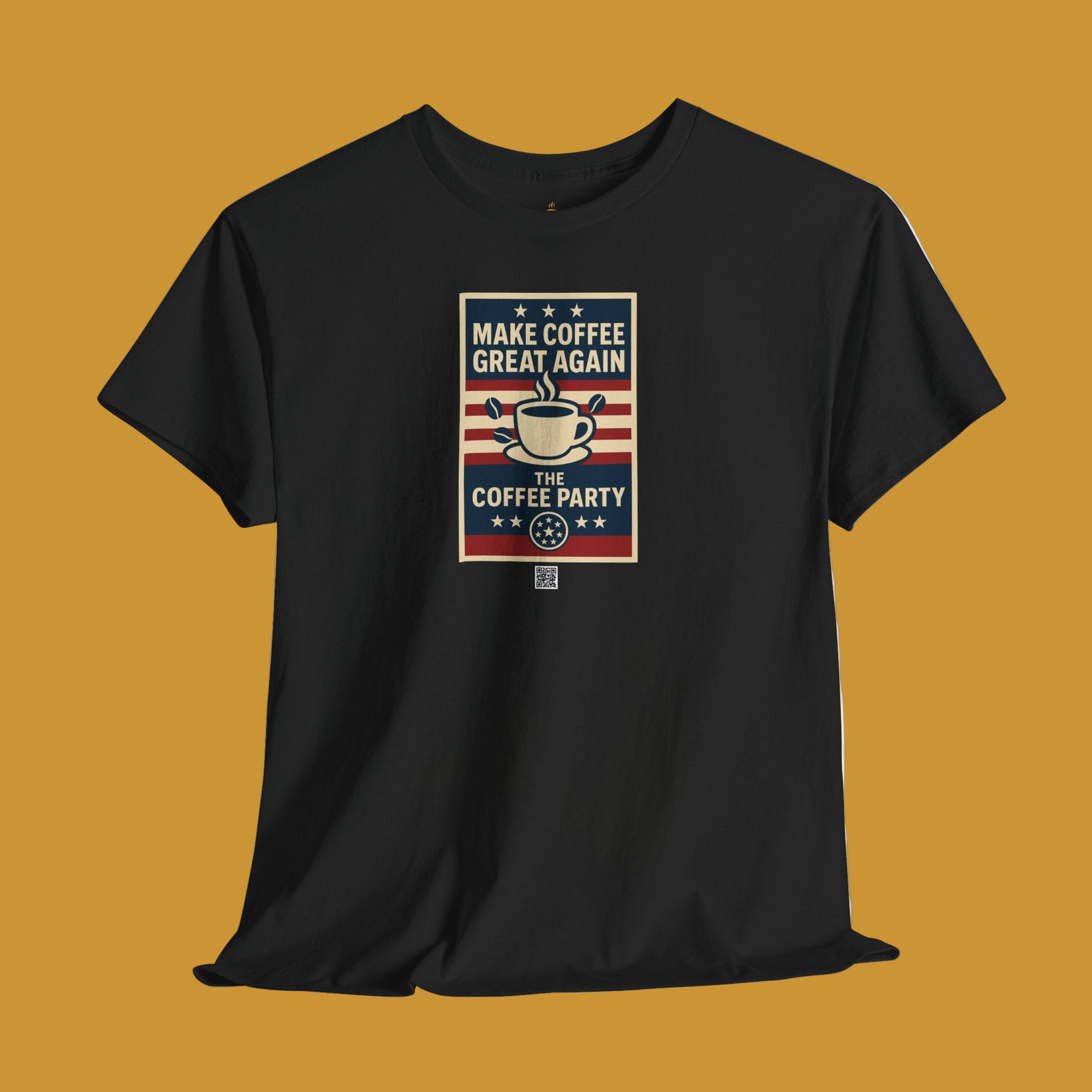 Coffee Party Tee, Unisex Cotton T-Shirt, Funny Coffee Lover Shirt, Gift for Baristas, Perfect for Coffee Enthusiasts - Kirenge Gold LLC