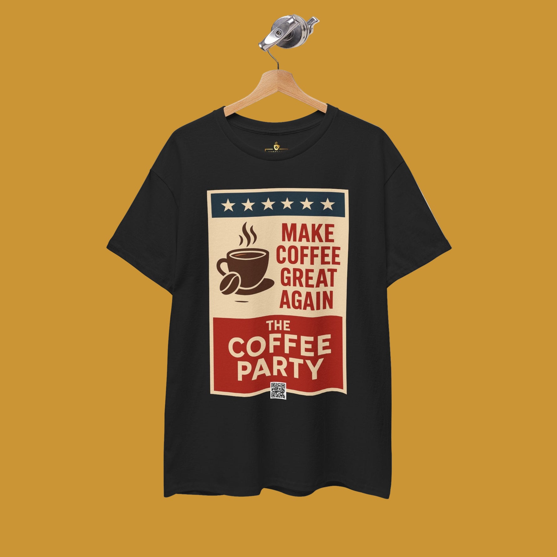 Coffee Party T-Shirt, Make Cofee Great Again, Coffee Lover Shirt, Casual Wear - Kirenge Gold LLC