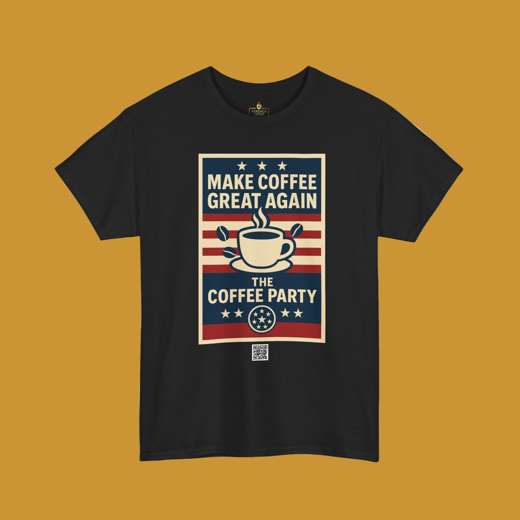 Coffee Party Tee, Unisex Cotton T-Shirt, Funny Coffee Lover Shirt, Gift for Baristas, Perfect for Coffee Enthusiasts - Kirenge Gold LLC