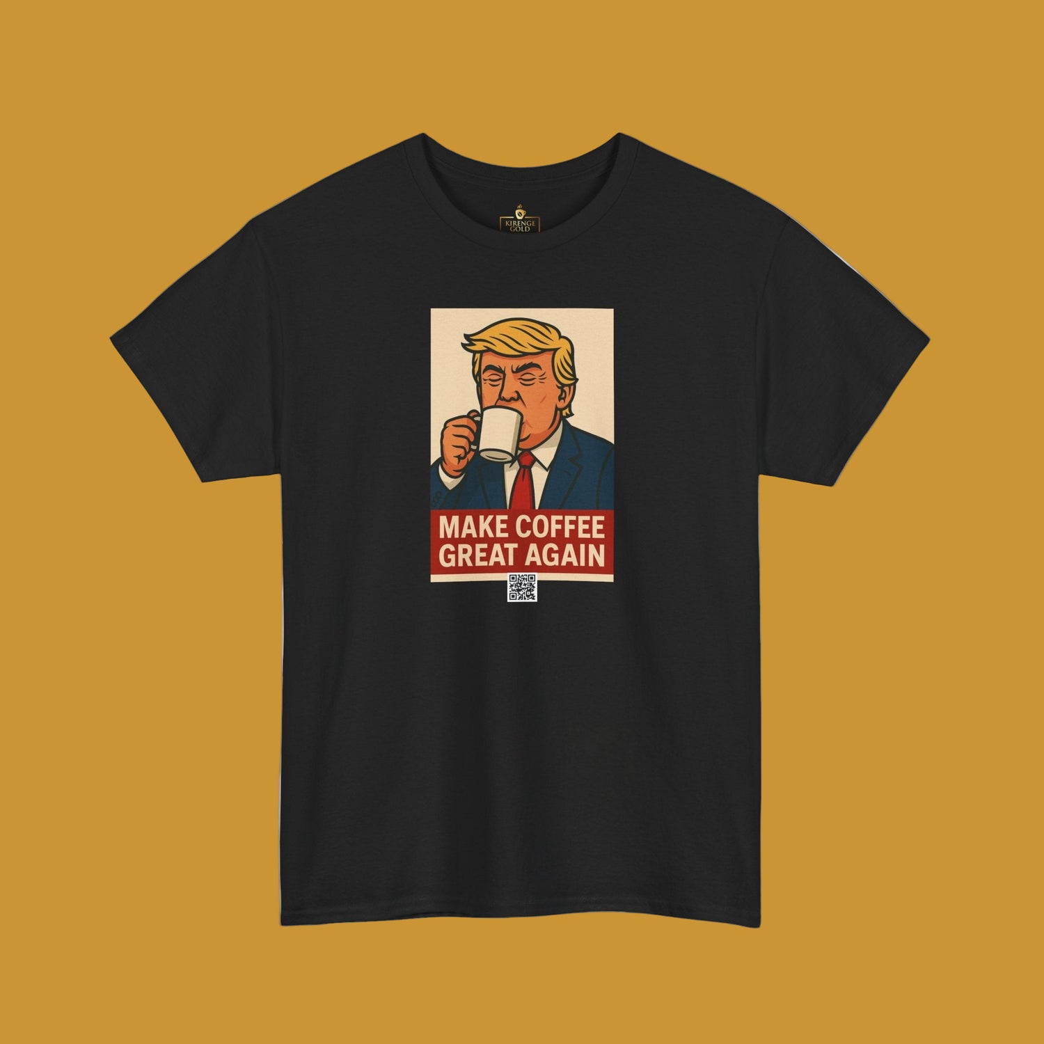 Coffee Anonymous T-shirt, Unisex Heavy Cotton Tee, Gift for Coffee Addicts, Make Coffee Great Again T-Shirt, Humor T-Shirt - Kirenge Gold LLC