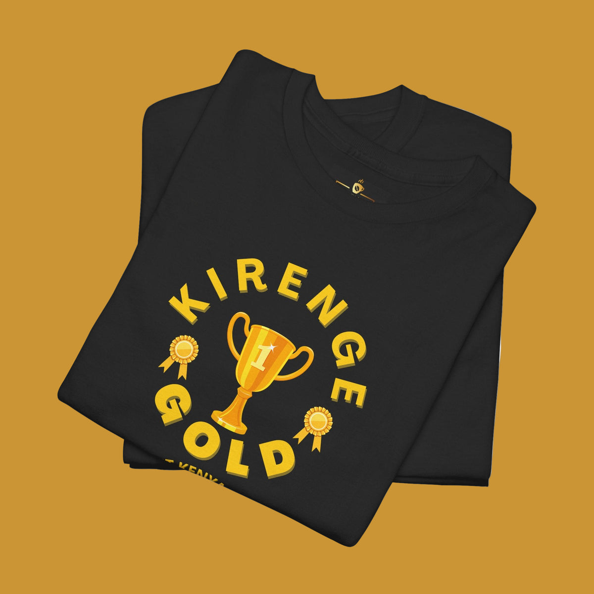 Kirenge Gold Unisex Tee - Celebrate Success, Trendy Cotton Shirt for Casual Wear - Kirenge Gold LLC