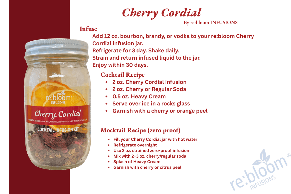 Cherry Cordial Cocktail Infusion Kit - Kirenge Gold LLC
