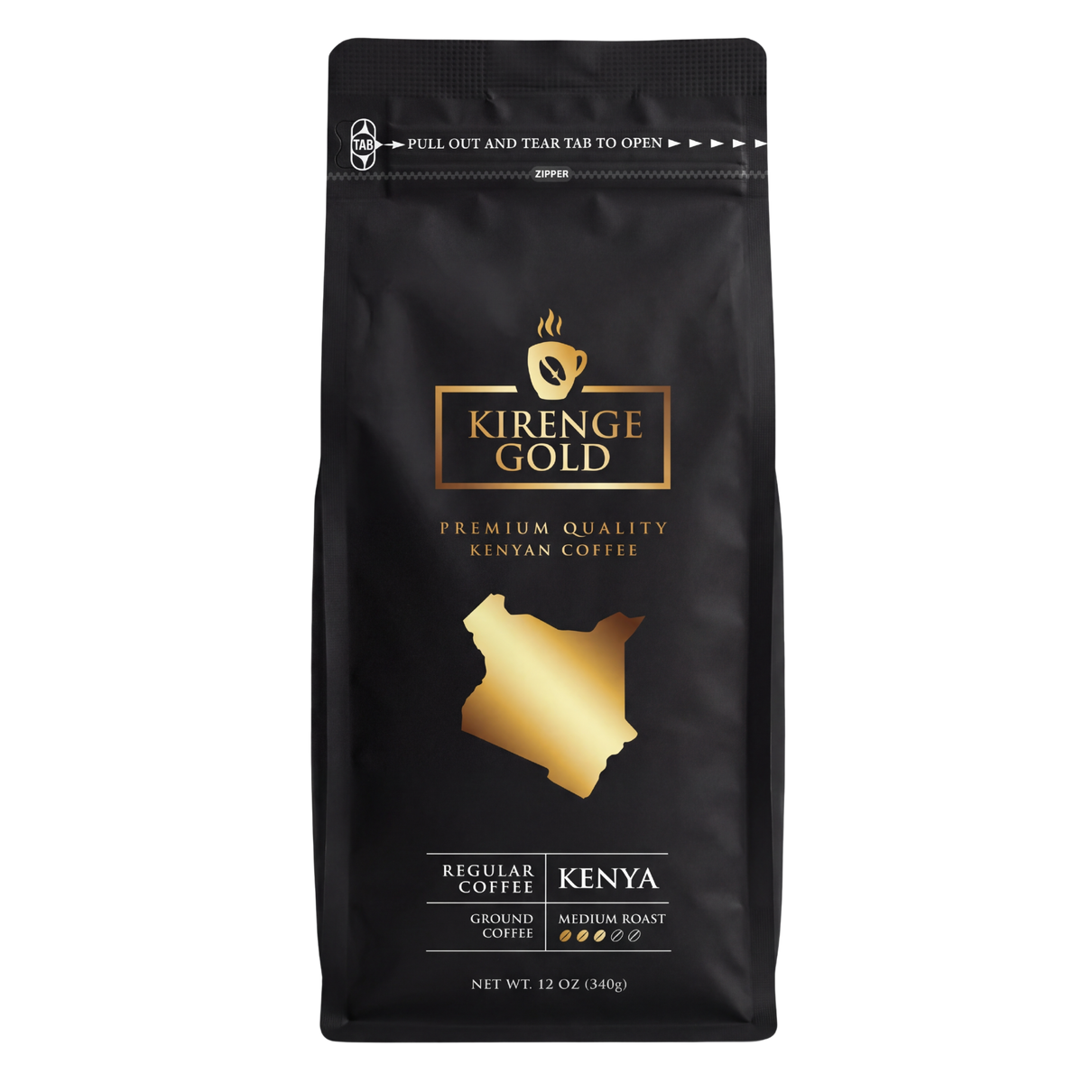 Kenyan Arabica Coffee Beans - Medium Roast - Kirenge Gold LLC