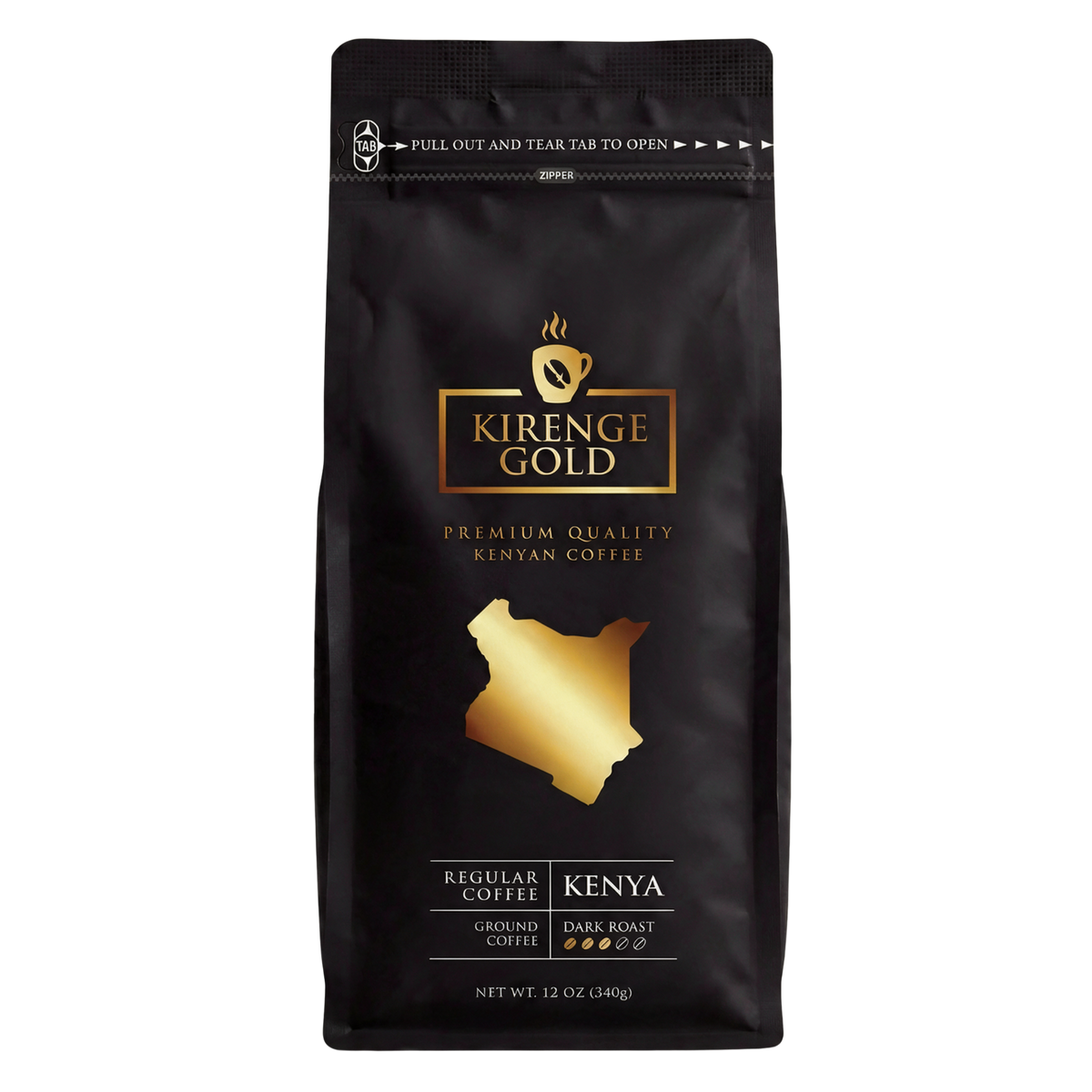 Kenyan Arabica Coffee Beans - Dark Roast
