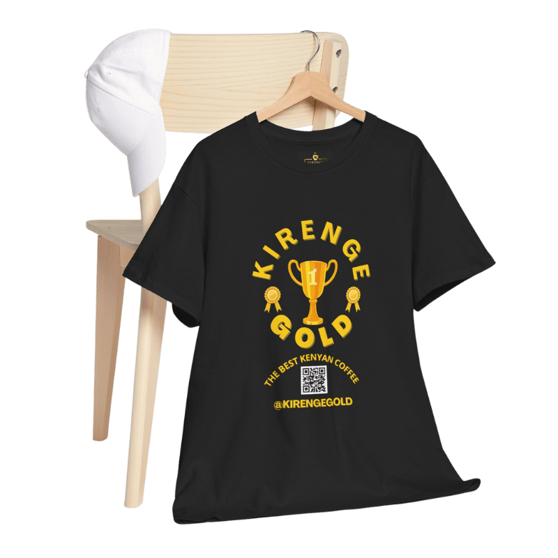 Kirenge Gold Unisex Tee - Celebrate Success, Trendy Cotton Shirt for Casual Wear - Kirenge Gold LLC