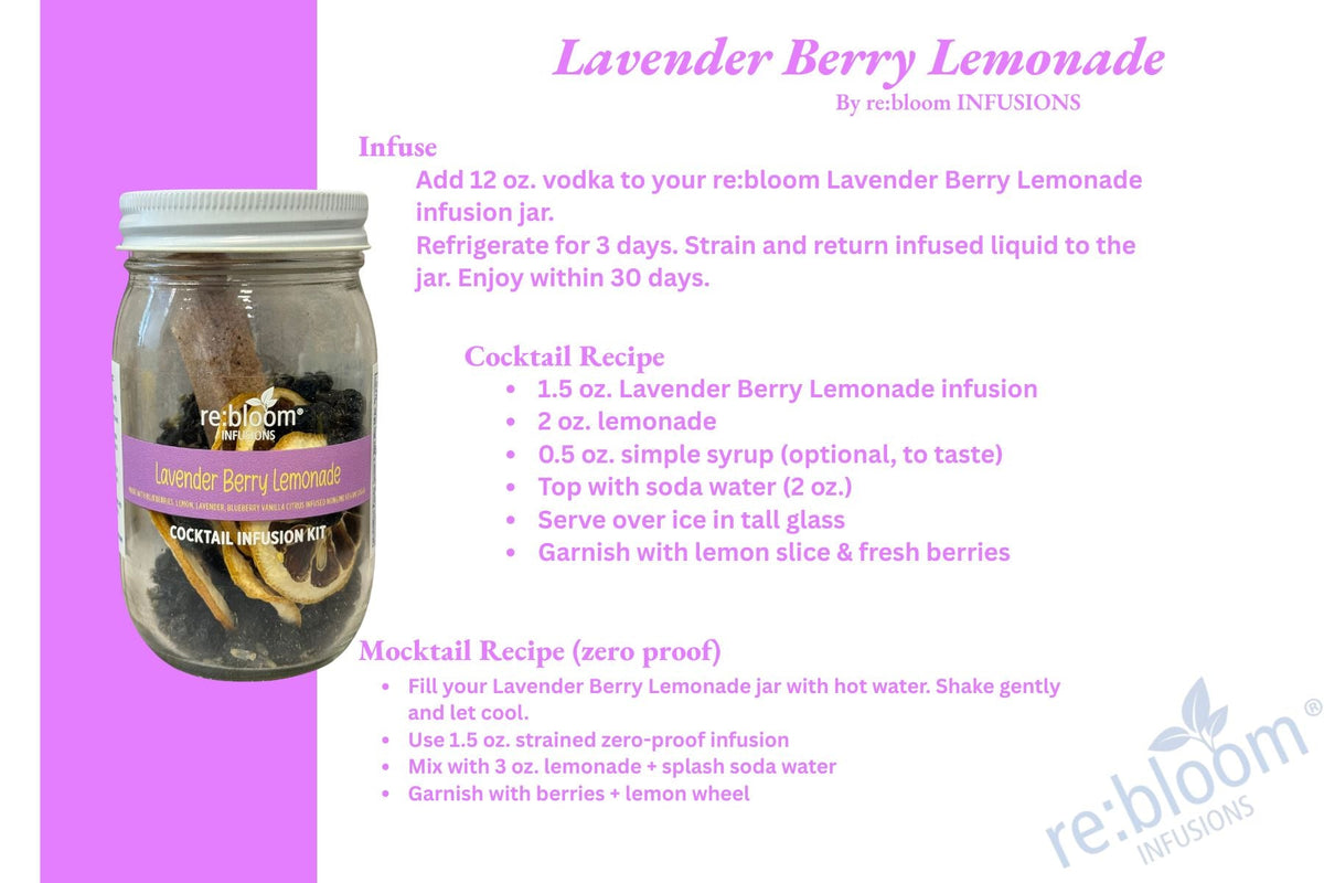 Lavender Berry Lemonade Infusion Kit - Kirenge Gold LLC