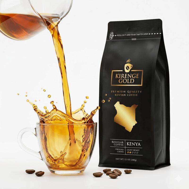 Kenya AA Light Roast Coffee - Kirenge Gold LLC