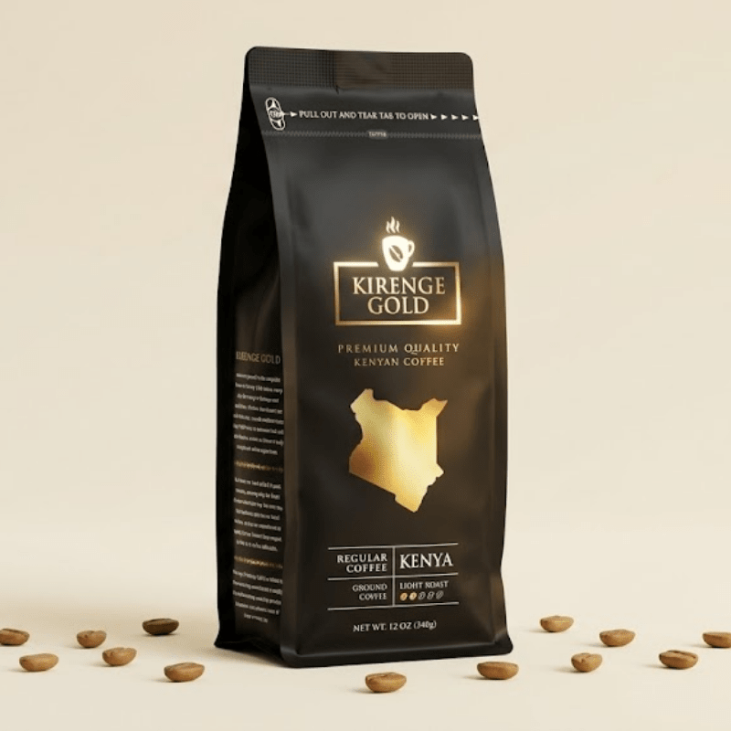 Kenya AA Light Roast Coffee - Kirenge Gold LLC