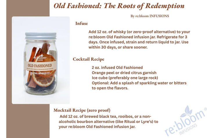 Old Fashioned Cocktail Infusion Kit - Kirenge Gold LLC
