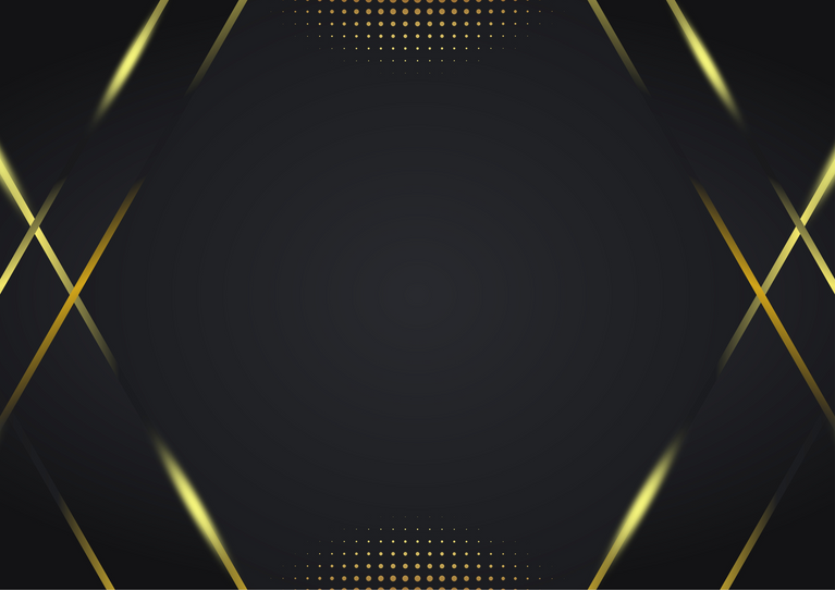 Black background with gold geometric lines and patterns, representing Kirenge Gold VIP Club, exclusive membership for premium Kenyan coffee enthusiasts.
