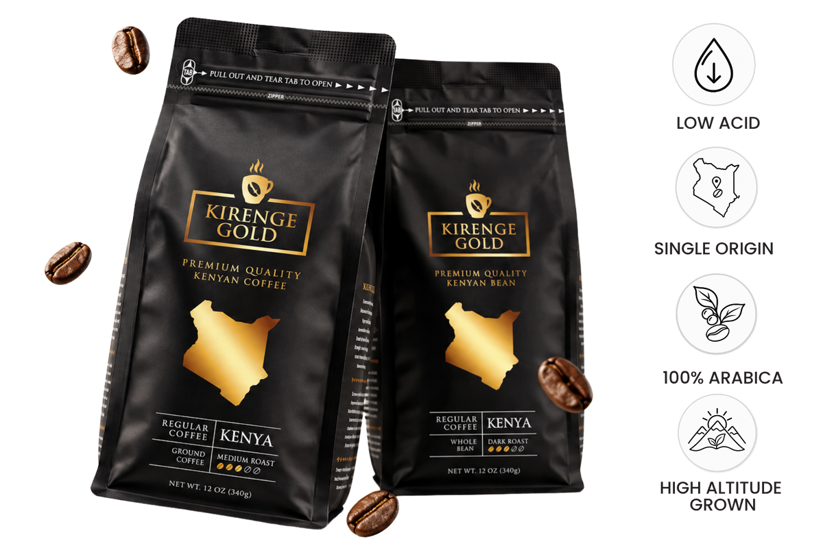 Kirenge Gold single-origin Kenyan coffee