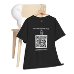 QR Code Unisex Heavy Cotton Tee, Casual Wear, Tech Enthusiast Shirt - Kirenge Gold LLC